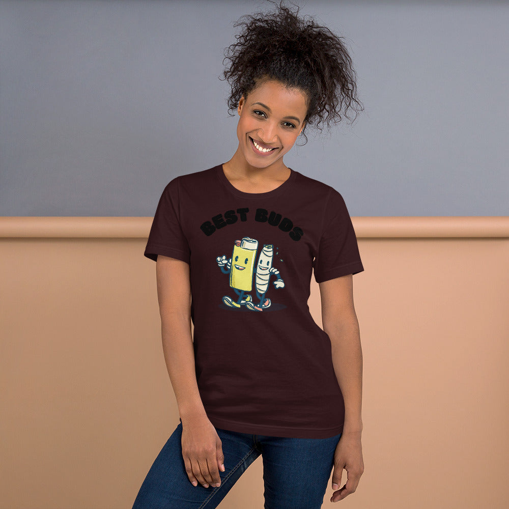BEST BUDS- Short-Sleeve Unisex T-Shirt