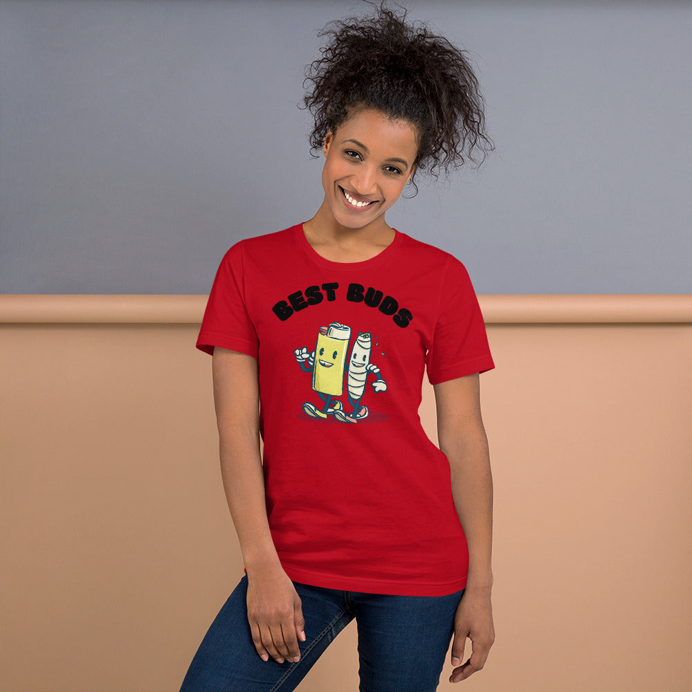 BEST BUDS- Short-Sleeve Unisex T-Shirt
