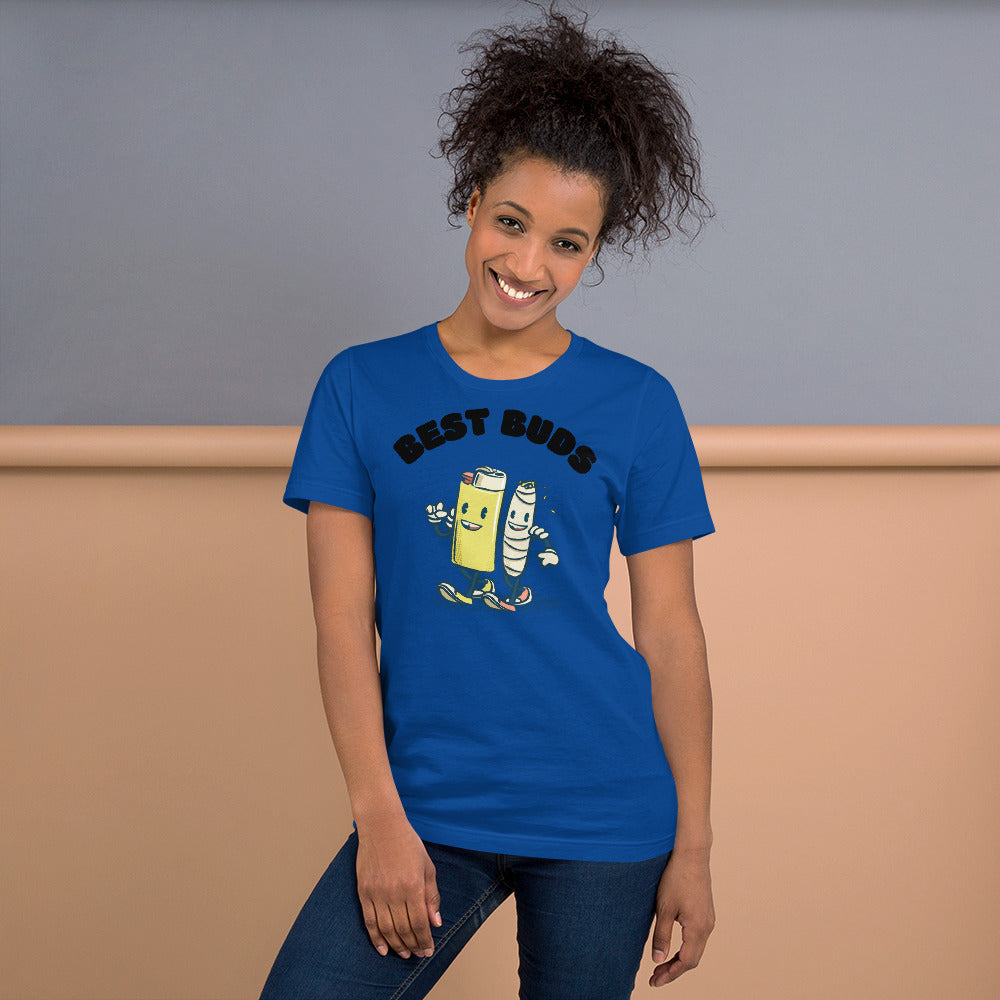 BEST BUDS- Short-Sleeve Unisex T-Shirt