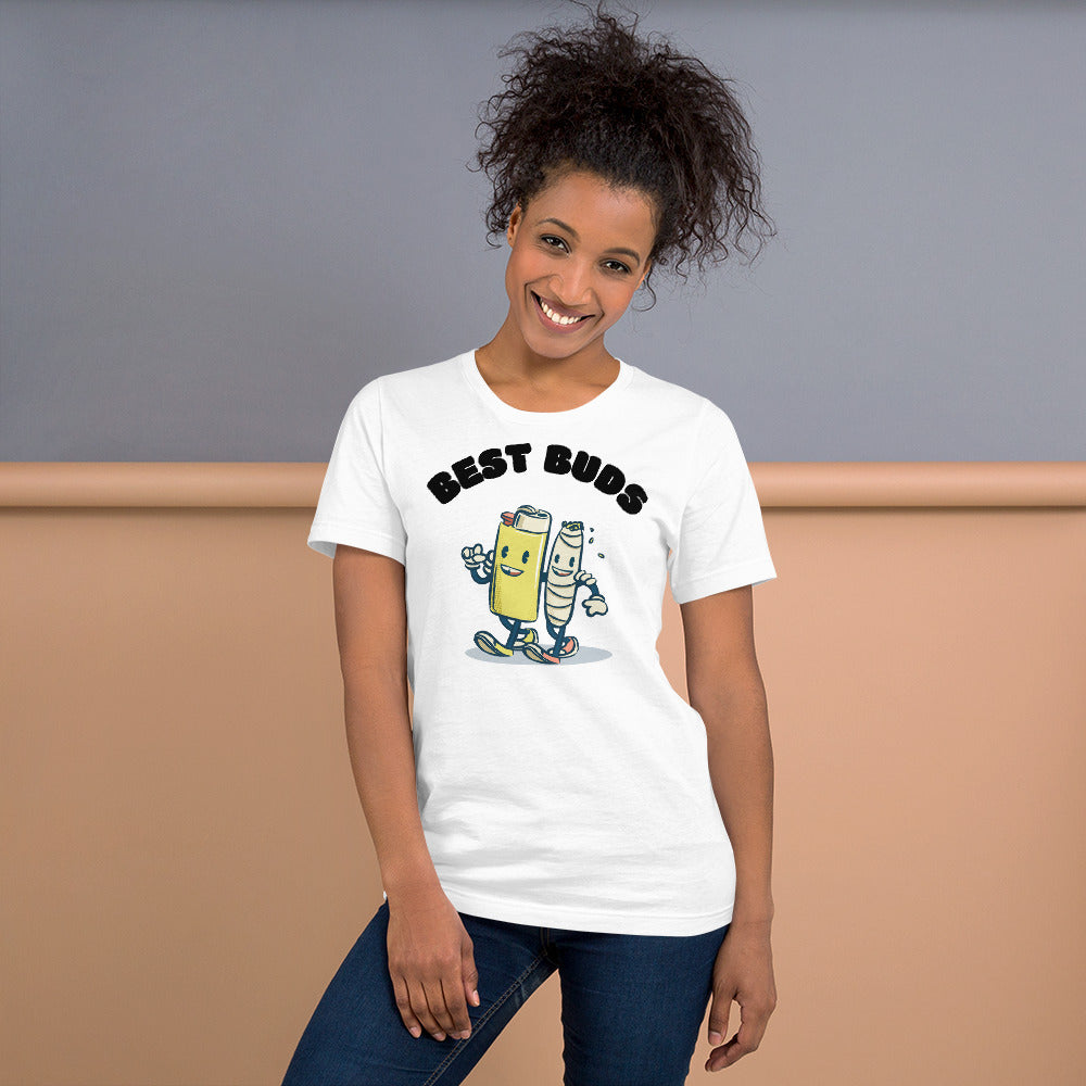 BEST BUDS- Short-Sleeve Unisex T-Shirt