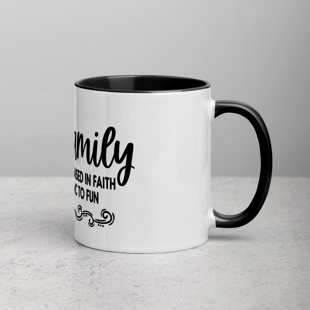 OUR FAMILY- Mug with Color Inside