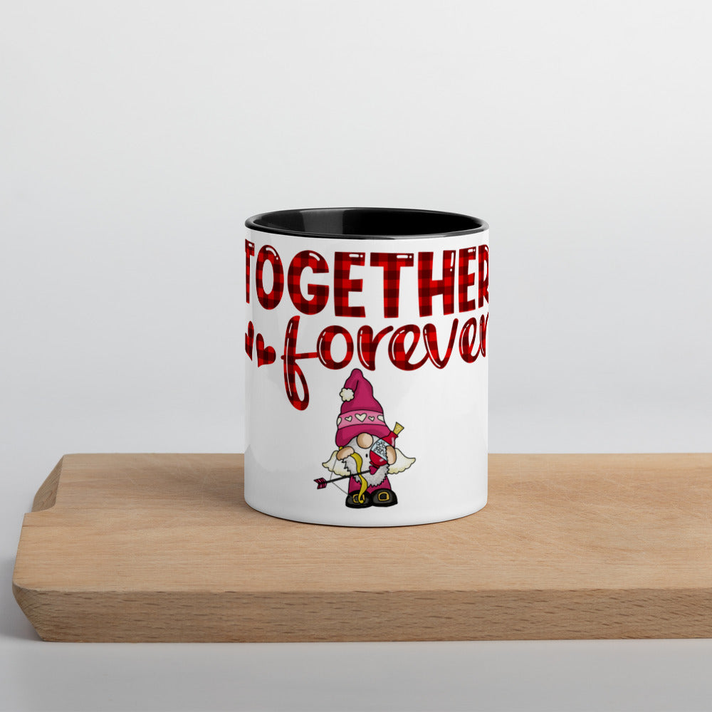 TOGETHER FOREVER <3- Mug with Color Inside