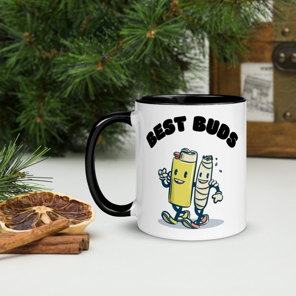 BEST BUDS- Mug with Color Inside