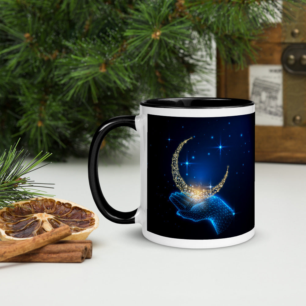 HOLD THE NIGHT- Mug with Color Inside