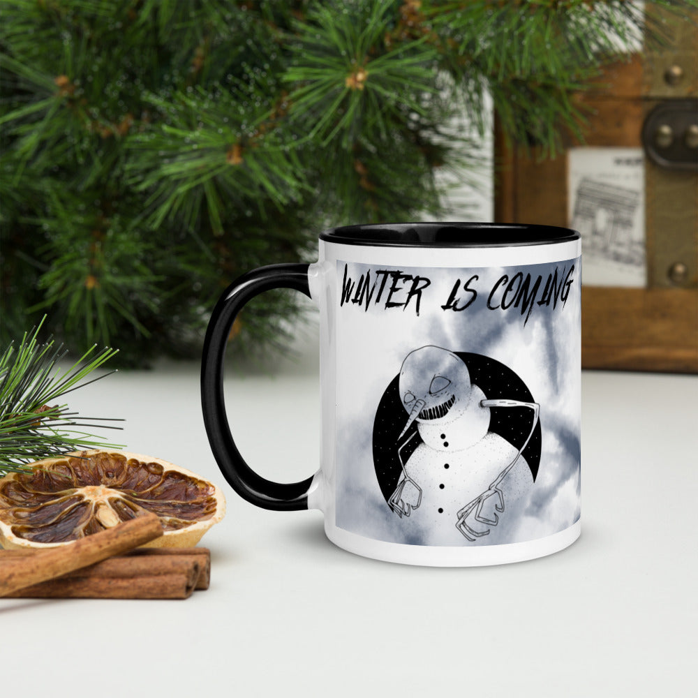 WINTER IS COMING- Mug with Color Inside