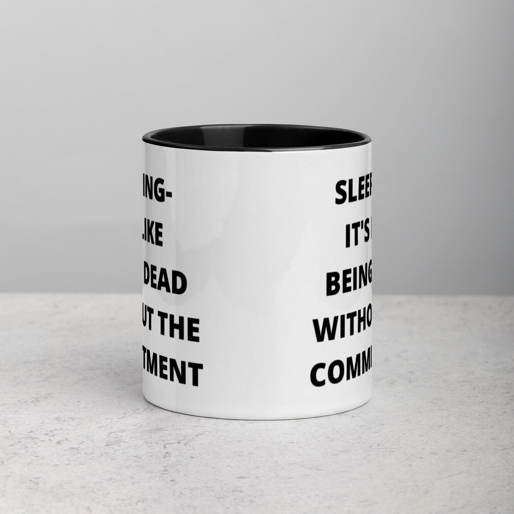 SLEEPING DEFINITION- Mug with Color Inside