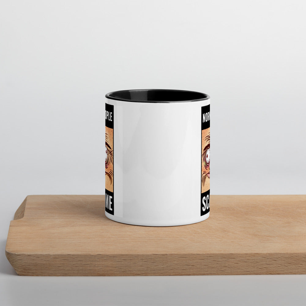 NORMAL PEOPLE SCARE ME- Mug with Color Inside