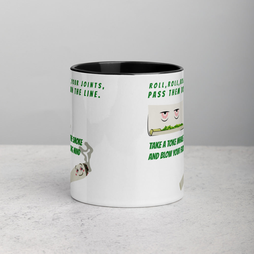 ROLL YOUR JOINT- Mug with Color Inside