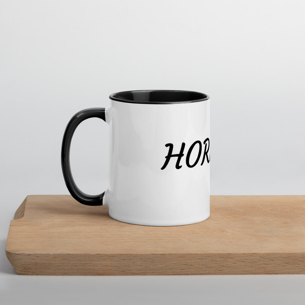 HORNGRY (HORNY AND HUNGRY)- Mug with Color Inside