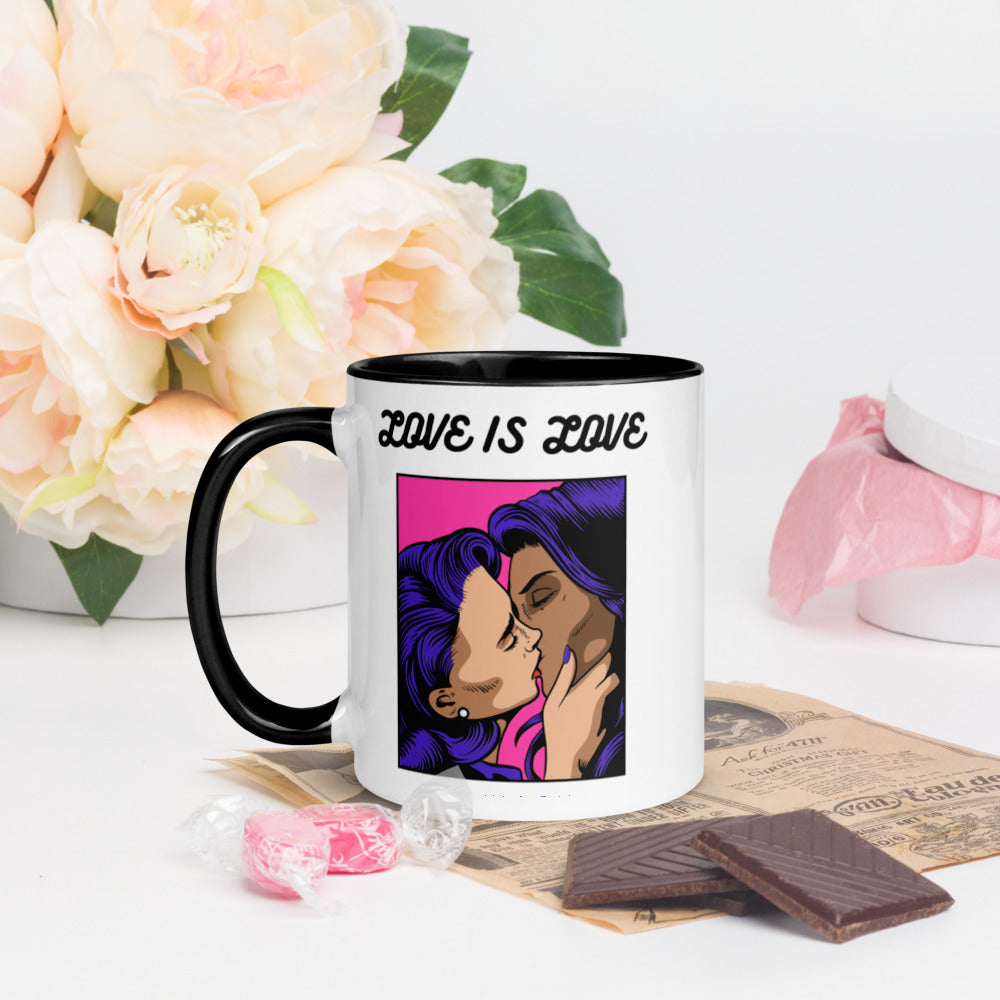 LOVE IS LOVE- Mug with Color Inside