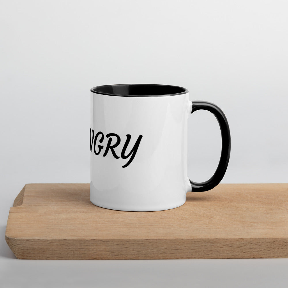 HORNGRY (HORNY AND HUNGRY)- Mug with Color Inside