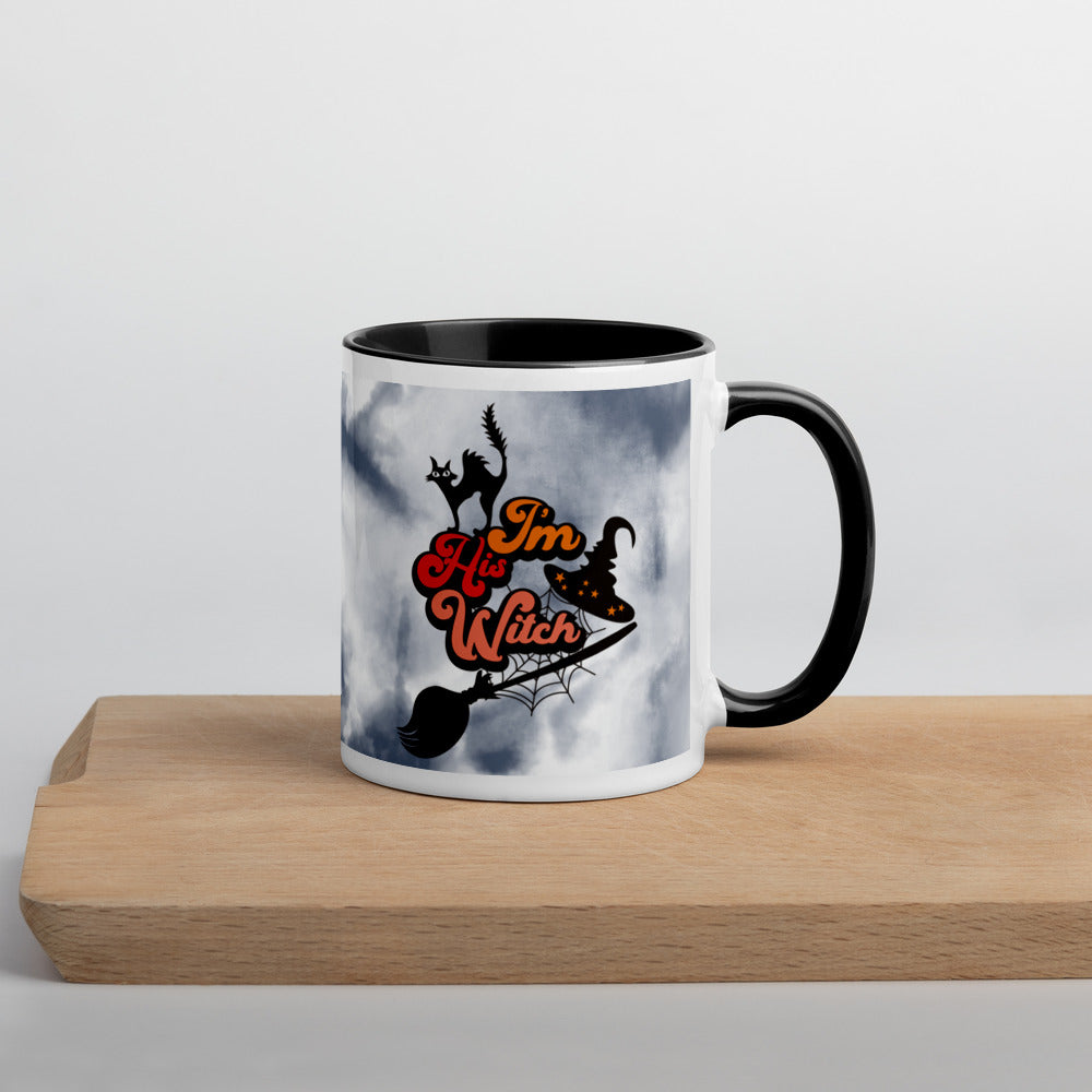 I'M HIS WITCH- Mug with Color Inside
