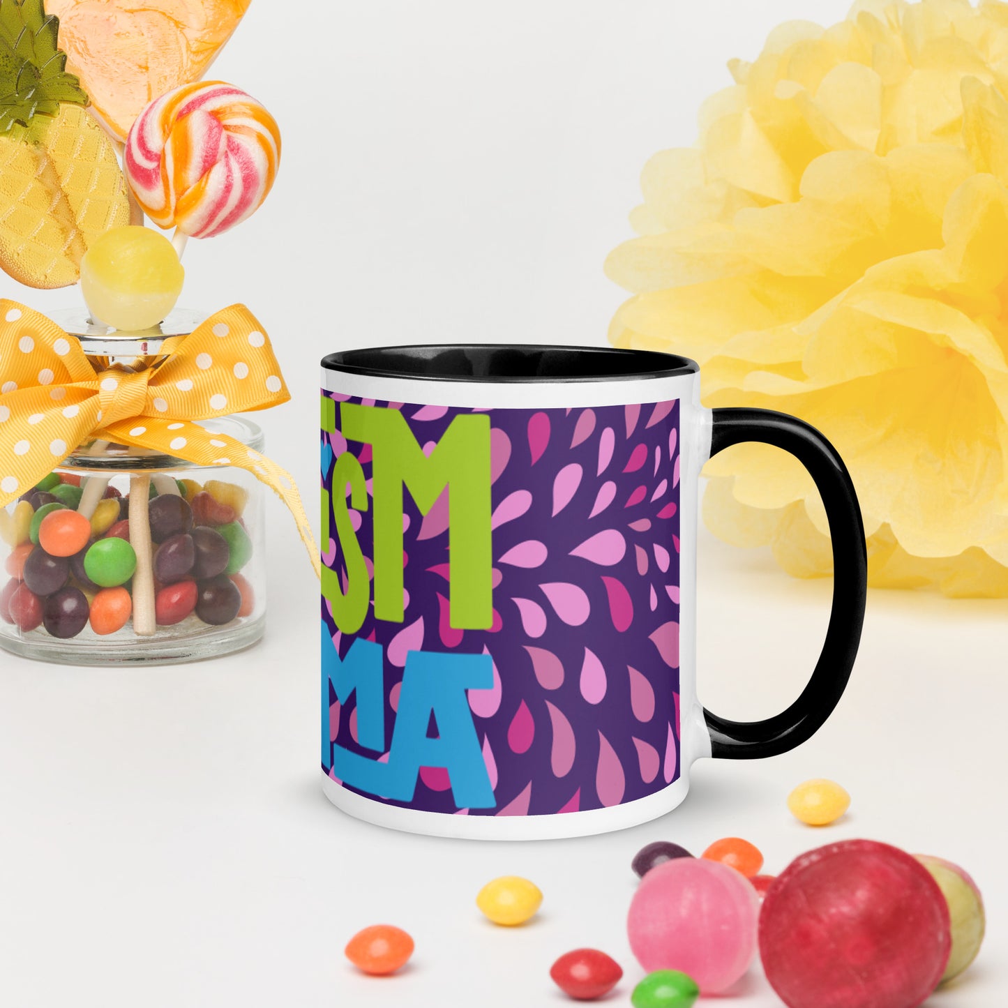 AUTISM MAMA- Mug with Color Inside
