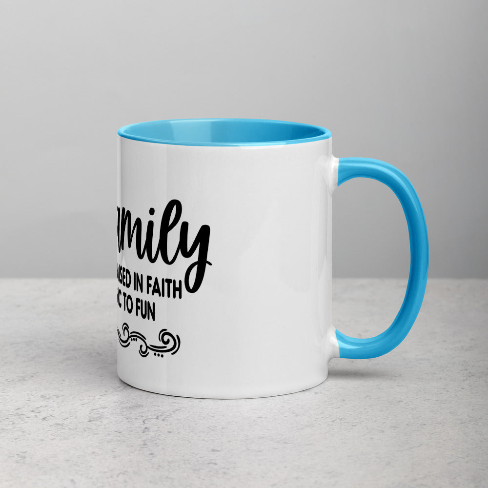 OUR FAMILY- Mug with Color Inside