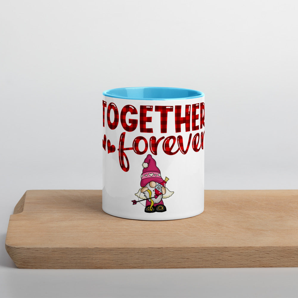 TOGETHER FOREVER <3- Mug with Color Inside