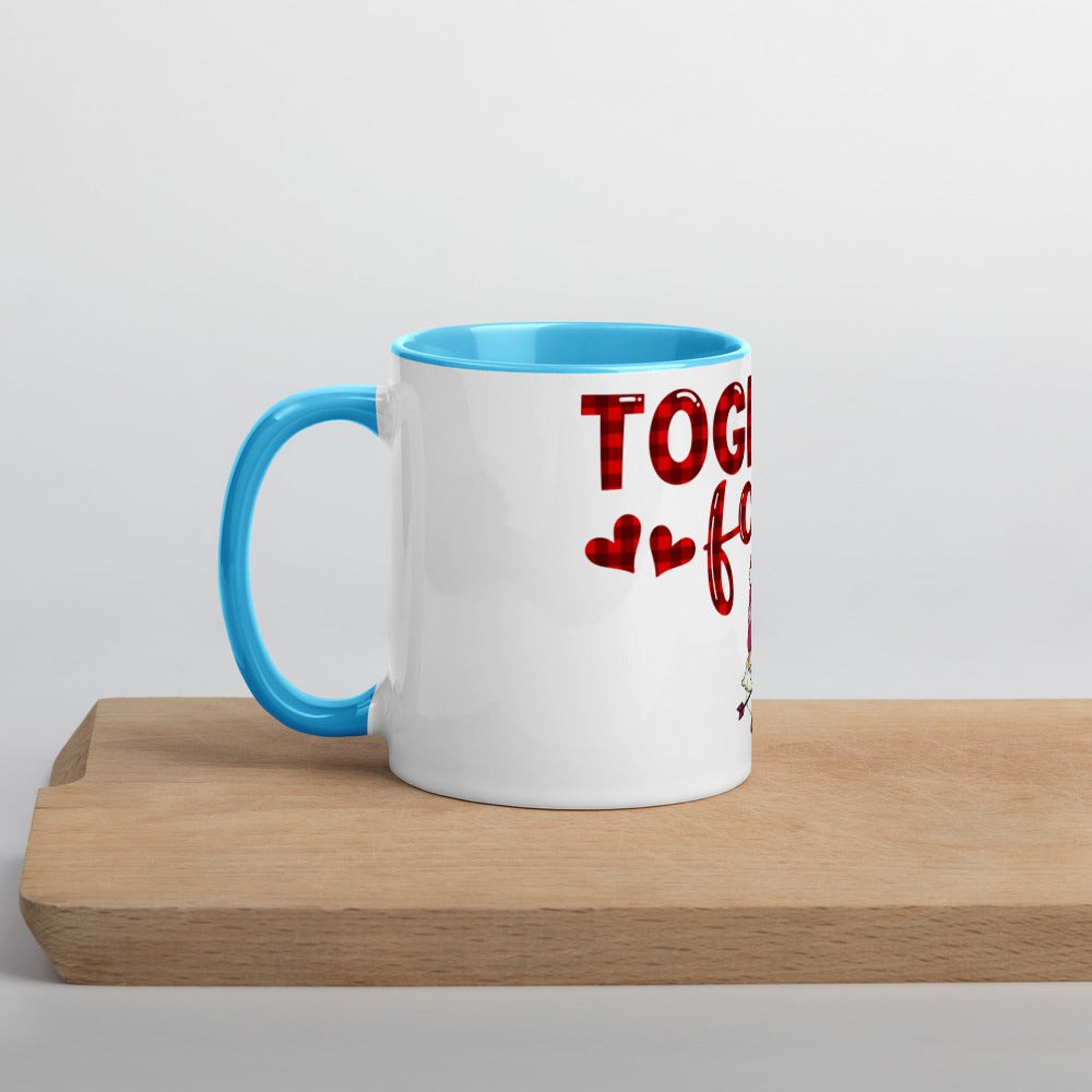 TOGETHER FOREVER <3- Mug with Color Inside