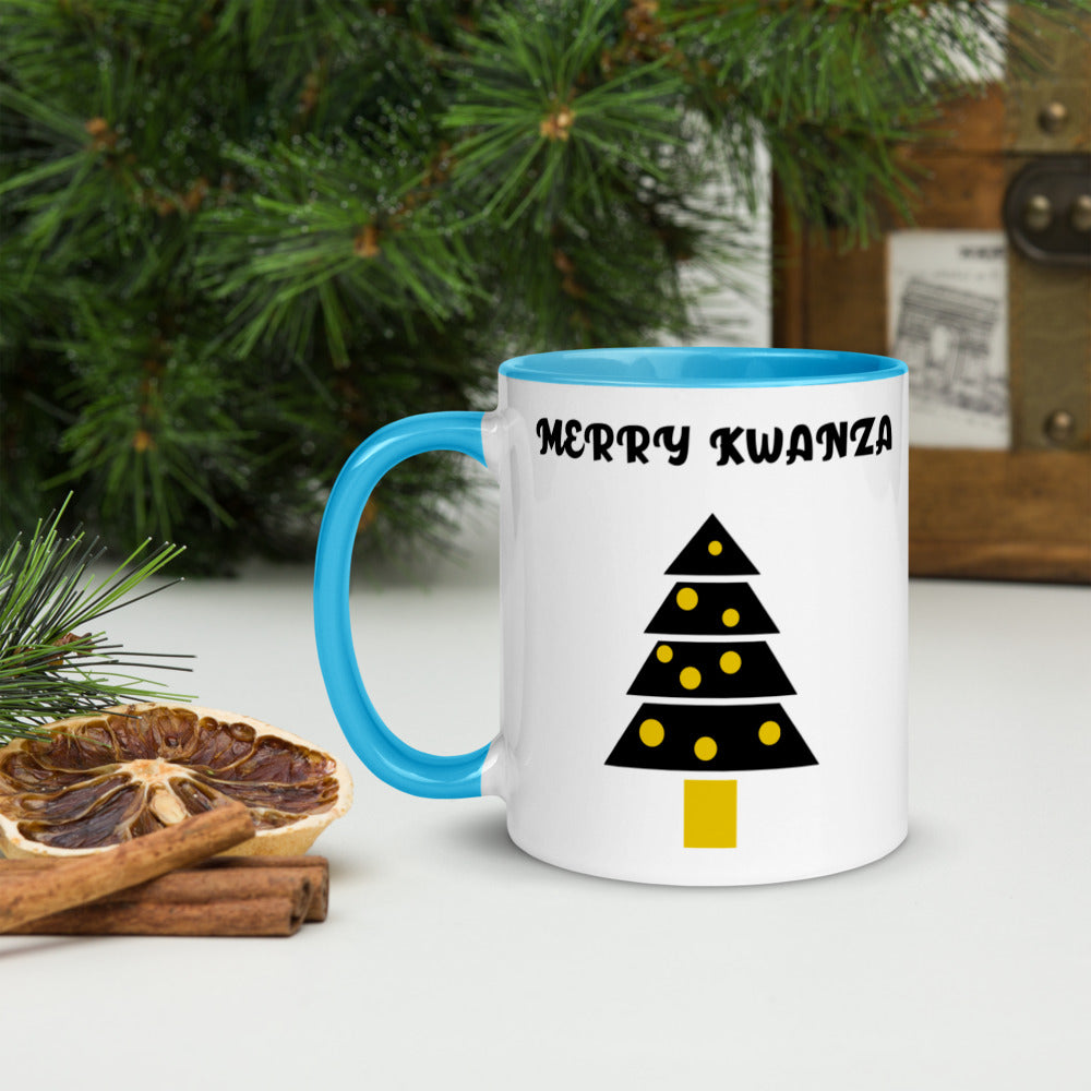MERRY KWANZA- Mug with Color Inside