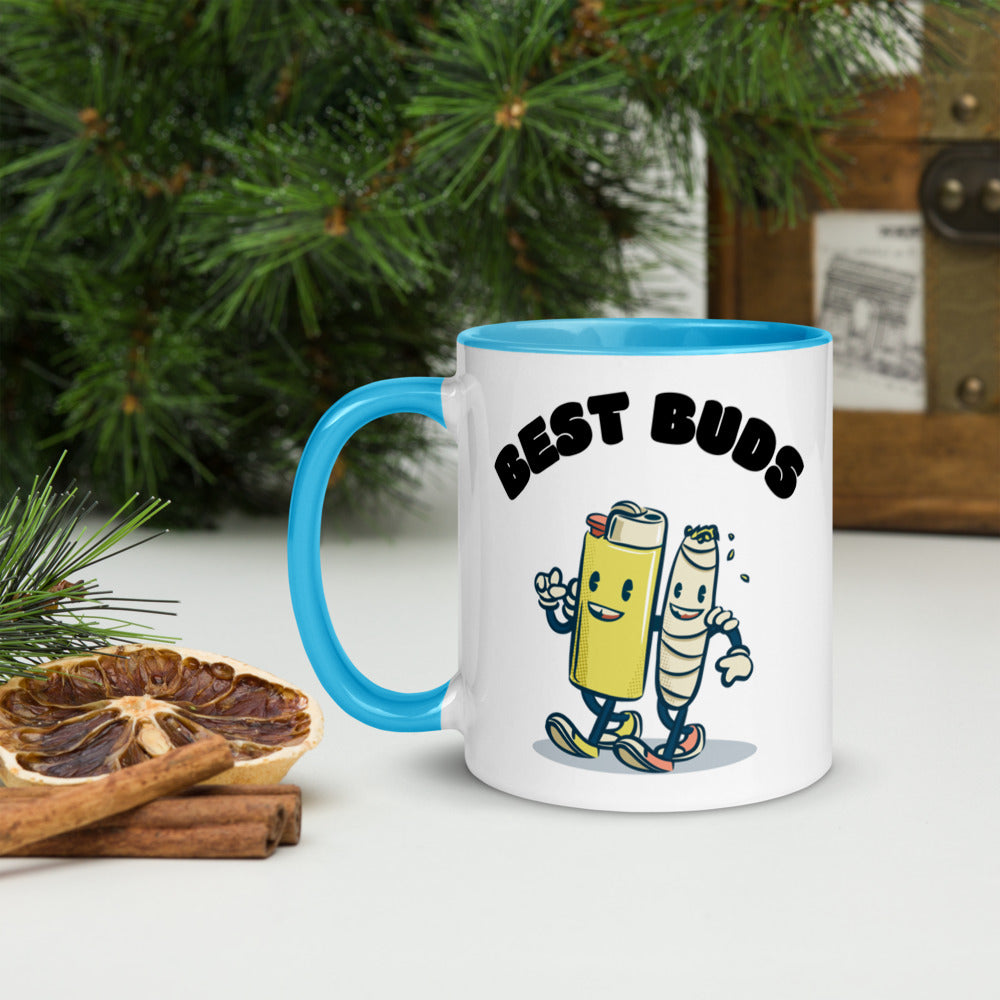 BEST BUDS- Mug with Color Inside