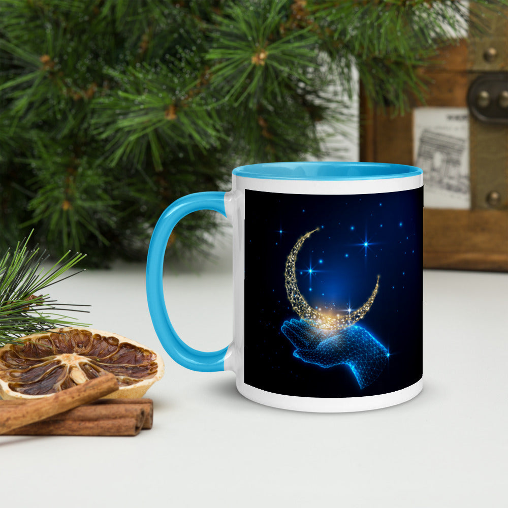 HOLD THE NIGHT- Mug with Color Inside