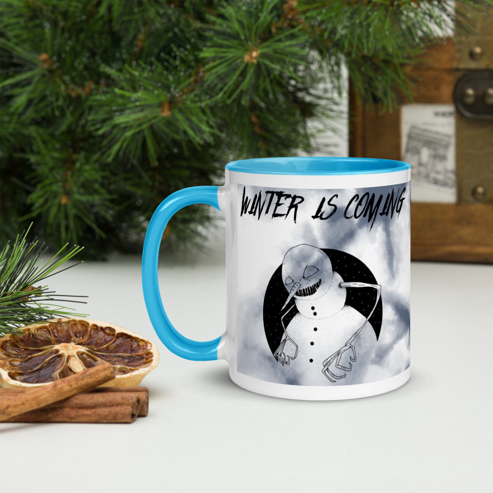 WINTER IS COMING- Mug with Color Inside