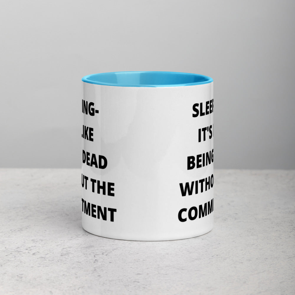 SLEEPING DEFINITION- Mug with Color Inside