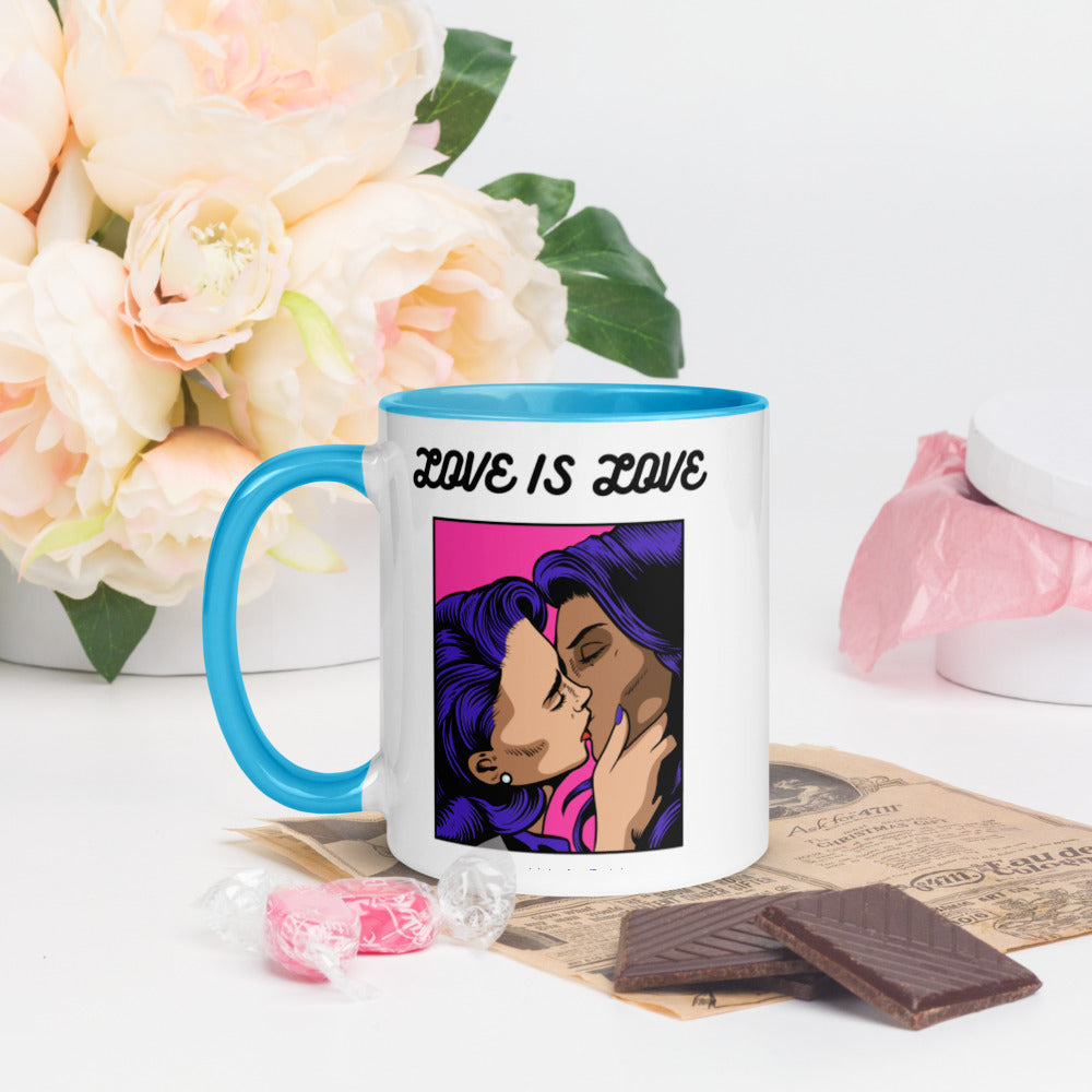 LOVE IS LOVE- Mug with Color Inside