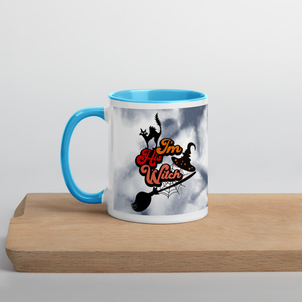 I'M HIS WITCH- Mug with Color Inside