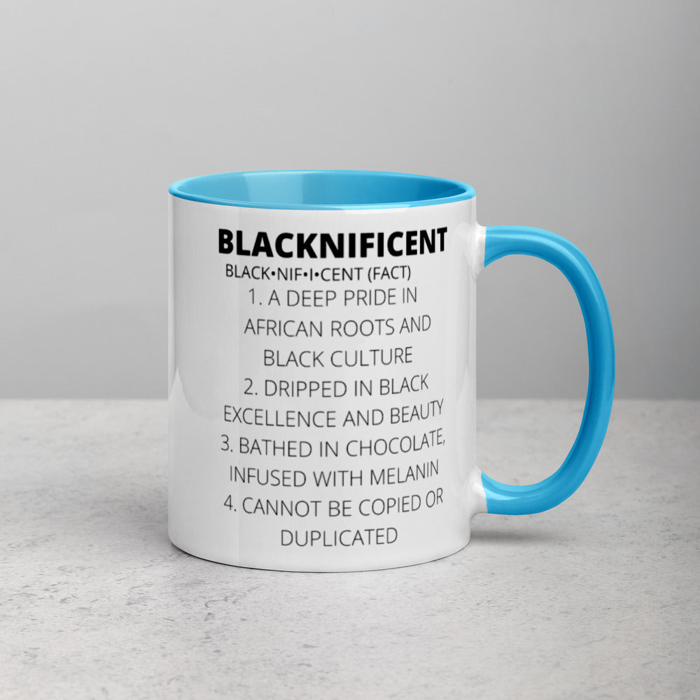 BLACKNIFICENT- Mug with Color Inside