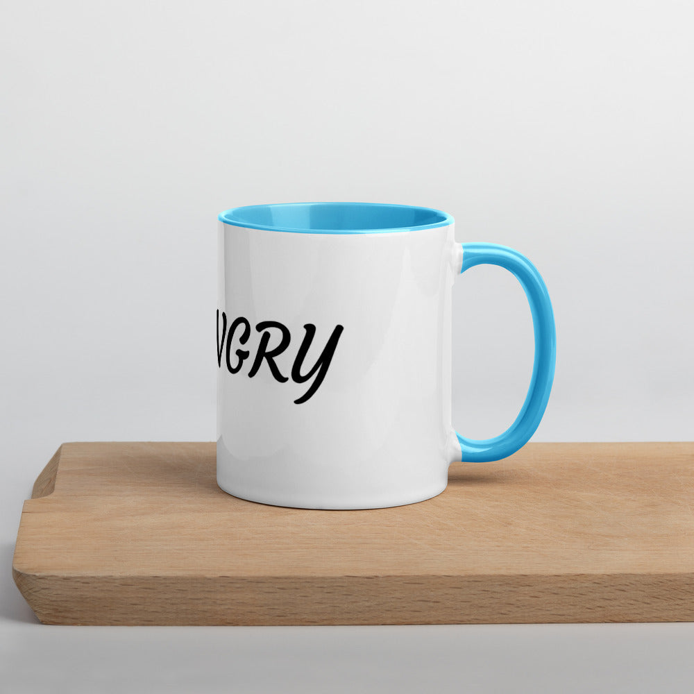 HORNGRY (HORNY AND HUNGRY)- Mug with Color Inside