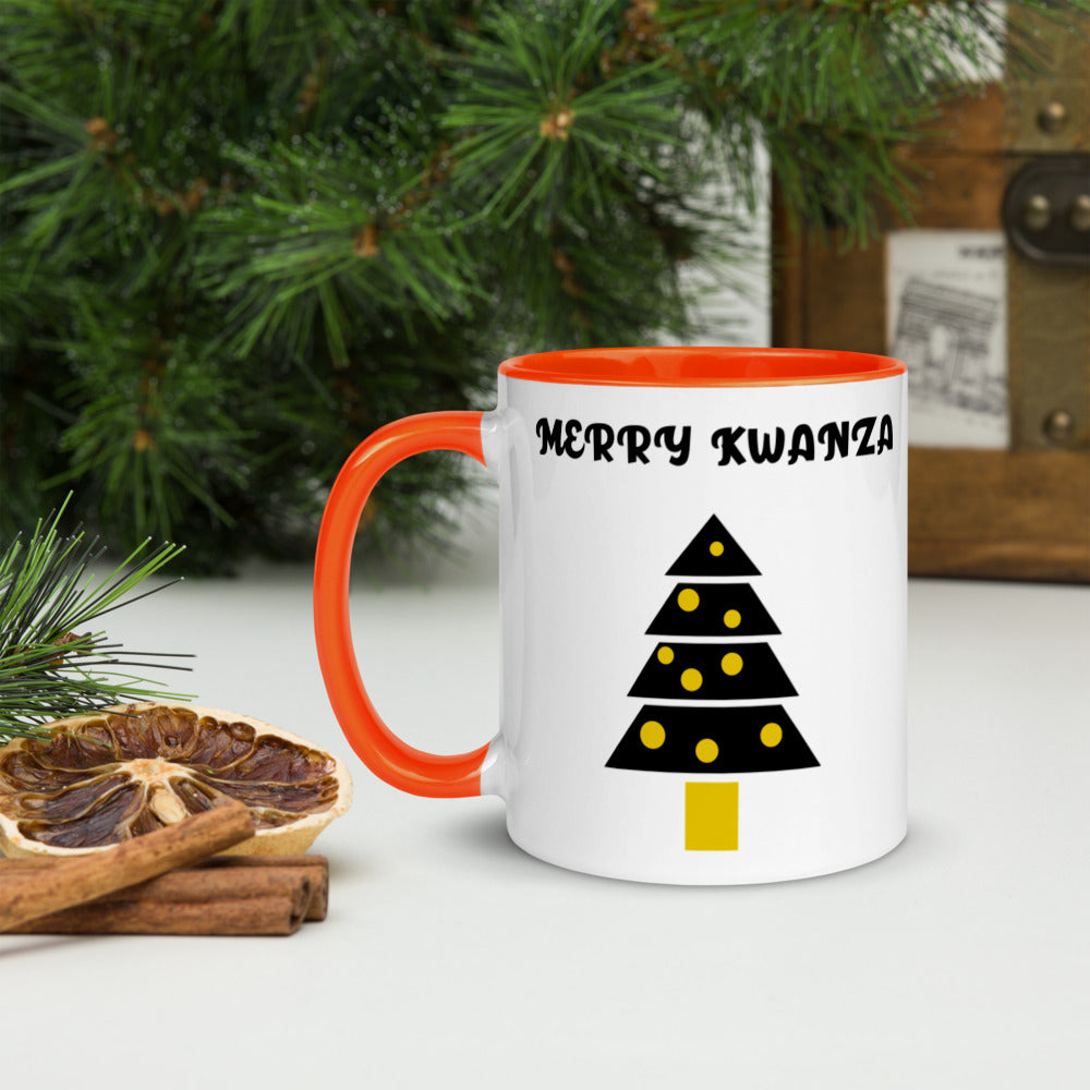 MERRY KWANZA- Mug with Color Inside