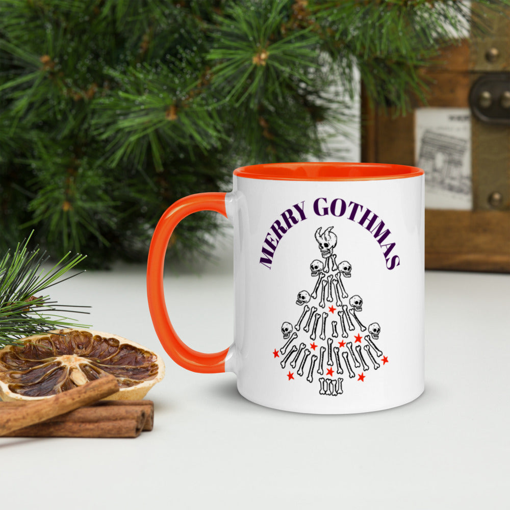 MERRY GOTHMAS- Mug with Color Inside