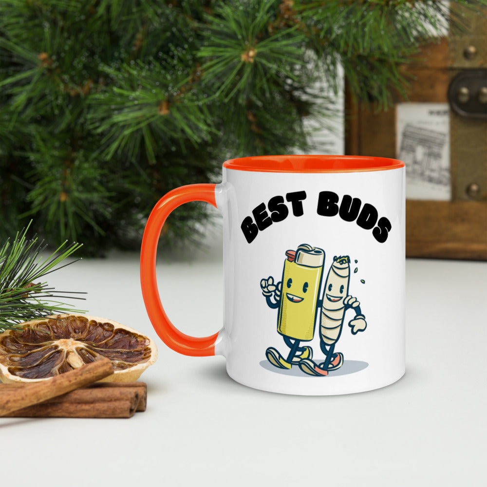 BEST BUDS- Mug with Color Inside