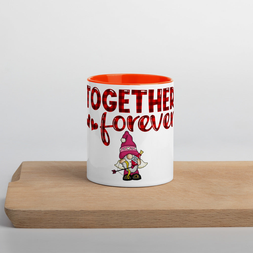 TOGETHER FOREVER <3- Mug with Color Inside