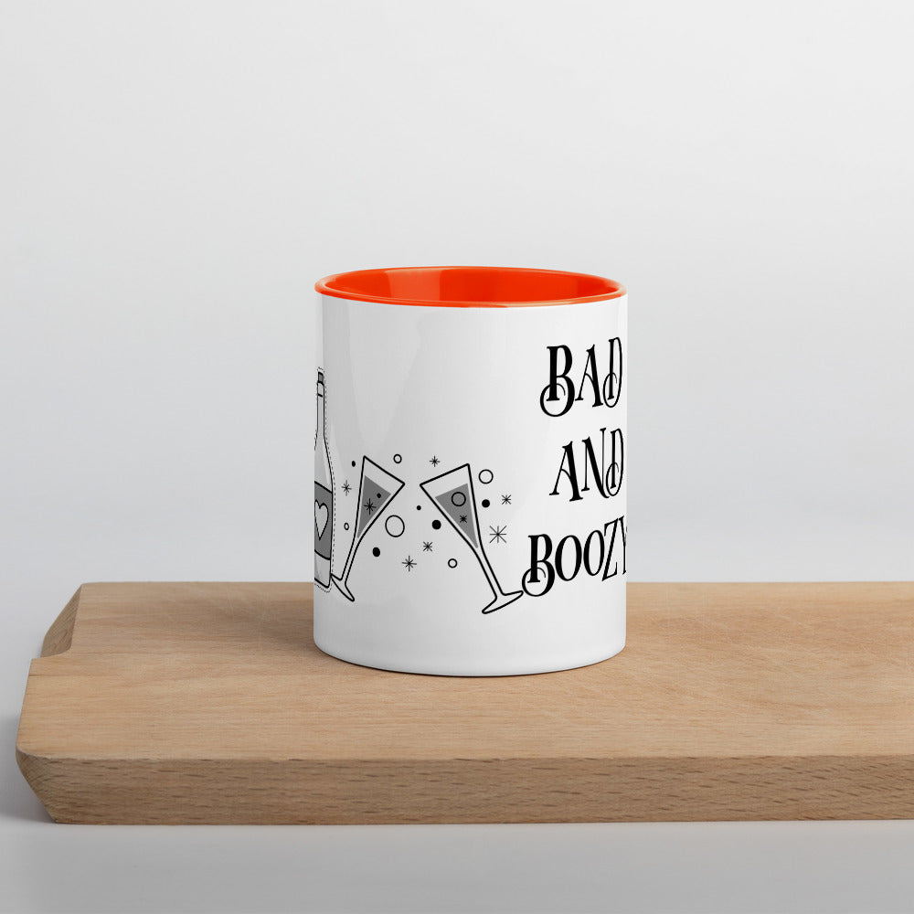 BAD AND BOOZY- Mug with Color Inside