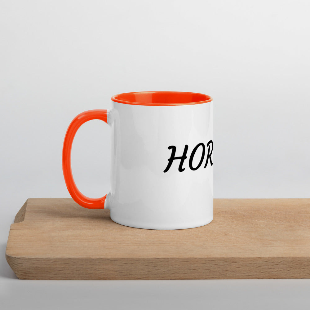 HORNGRY (HORNY AND HUNGRY)- Mug with Color Inside