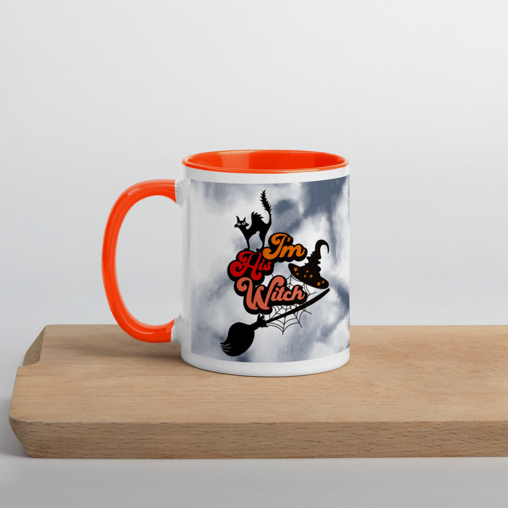 I'M HIS WITCH- Mug with Color Inside
