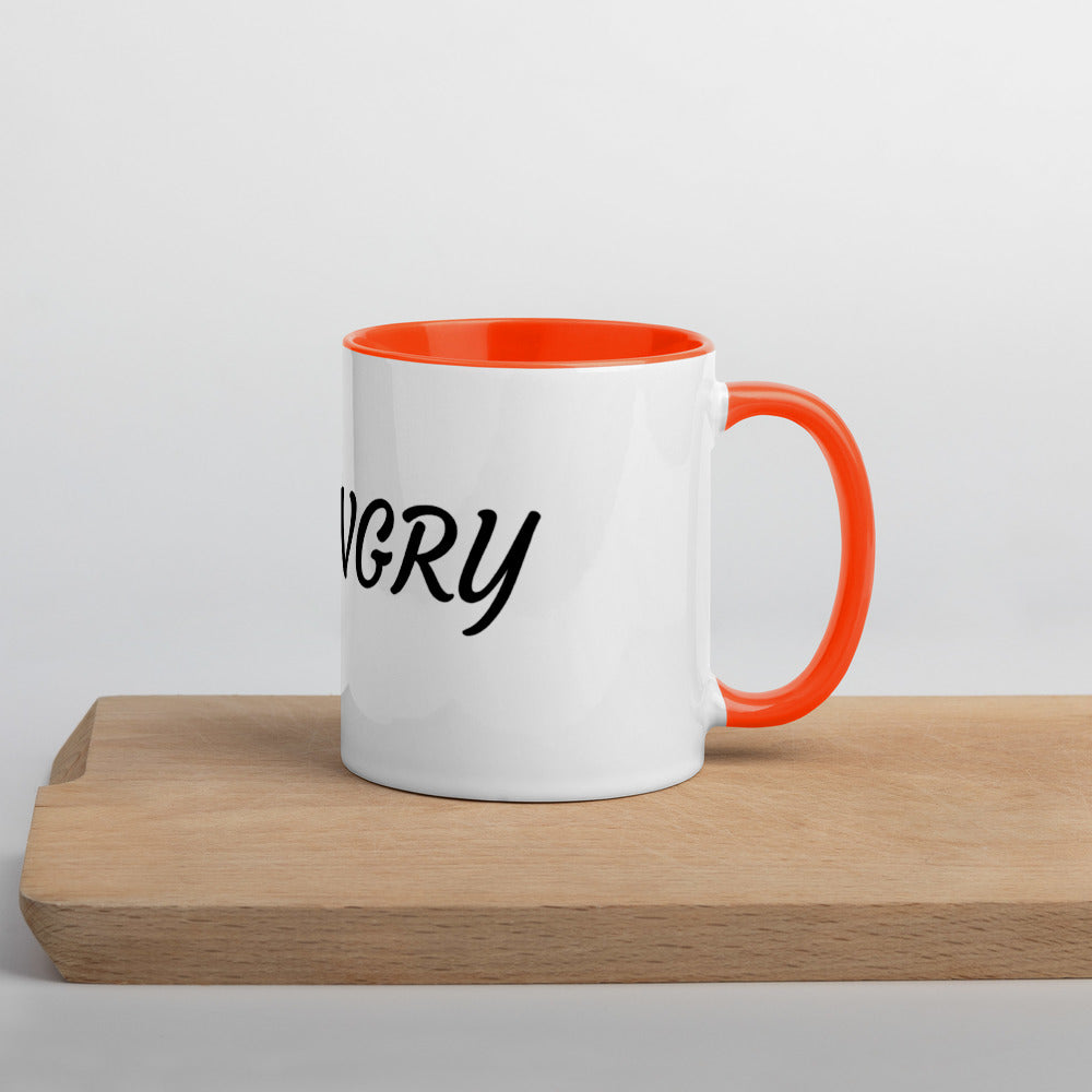 HORNGRY (HORNY AND HUNGRY)- Mug with Color Inside