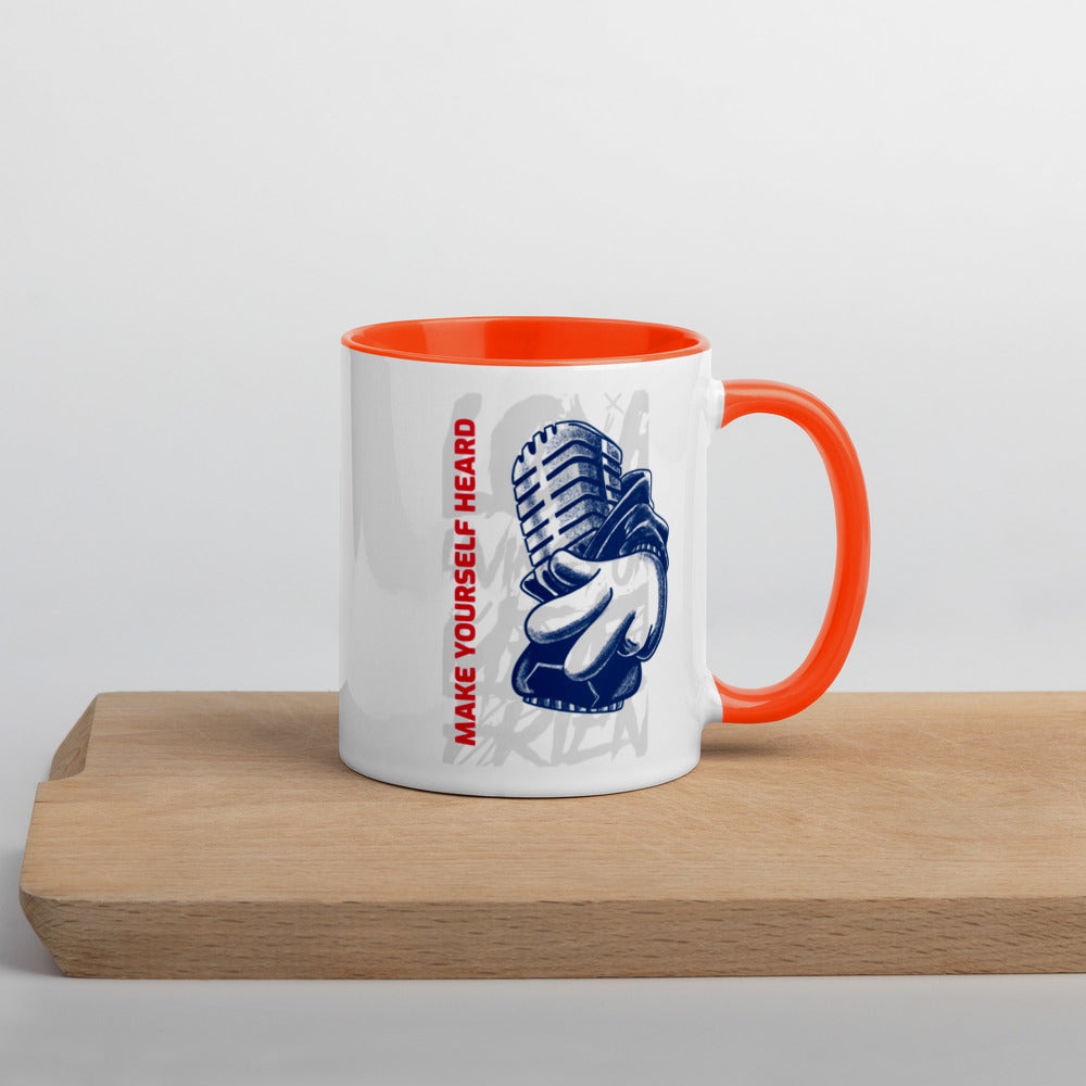 MAKE YOURSELF HEARD!- Mug with Color Inside