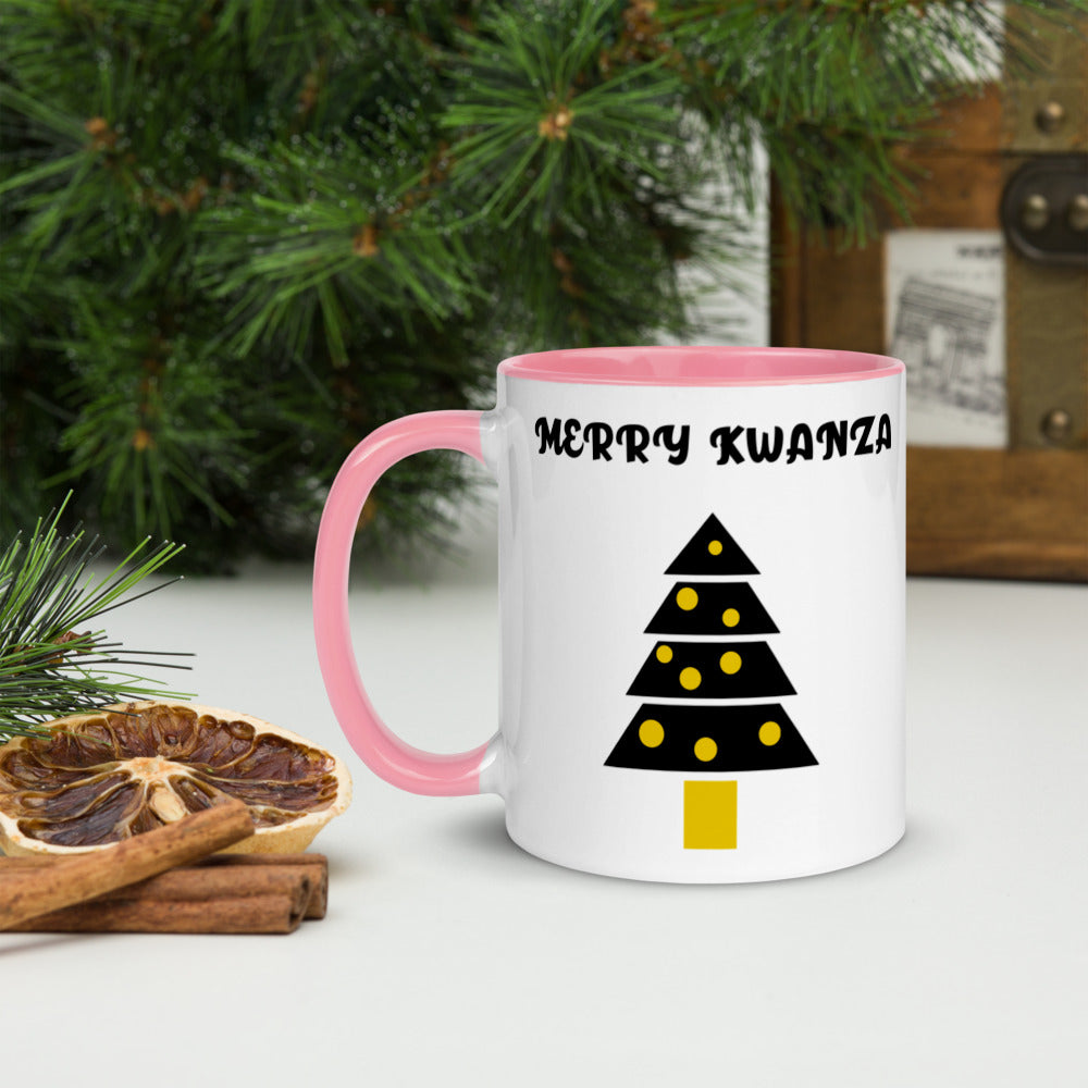 MERRY KWANZA- Mug with Color Inside