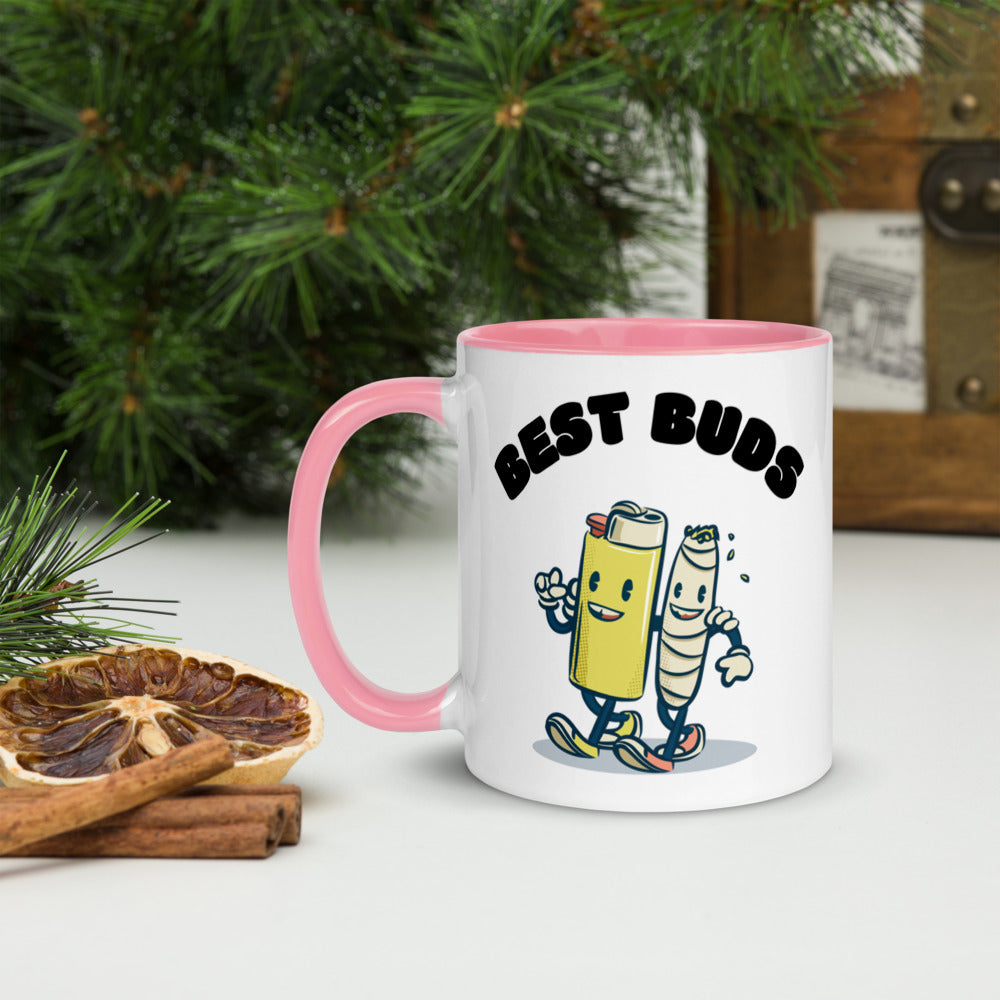 BEST BUDS- Mug with Color Inside