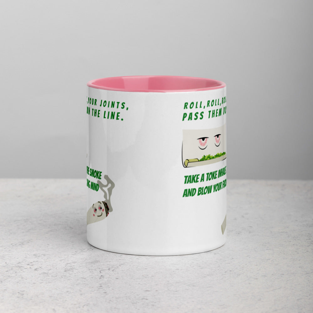 ROLL YOUR JOINT- Mug with Color Inside