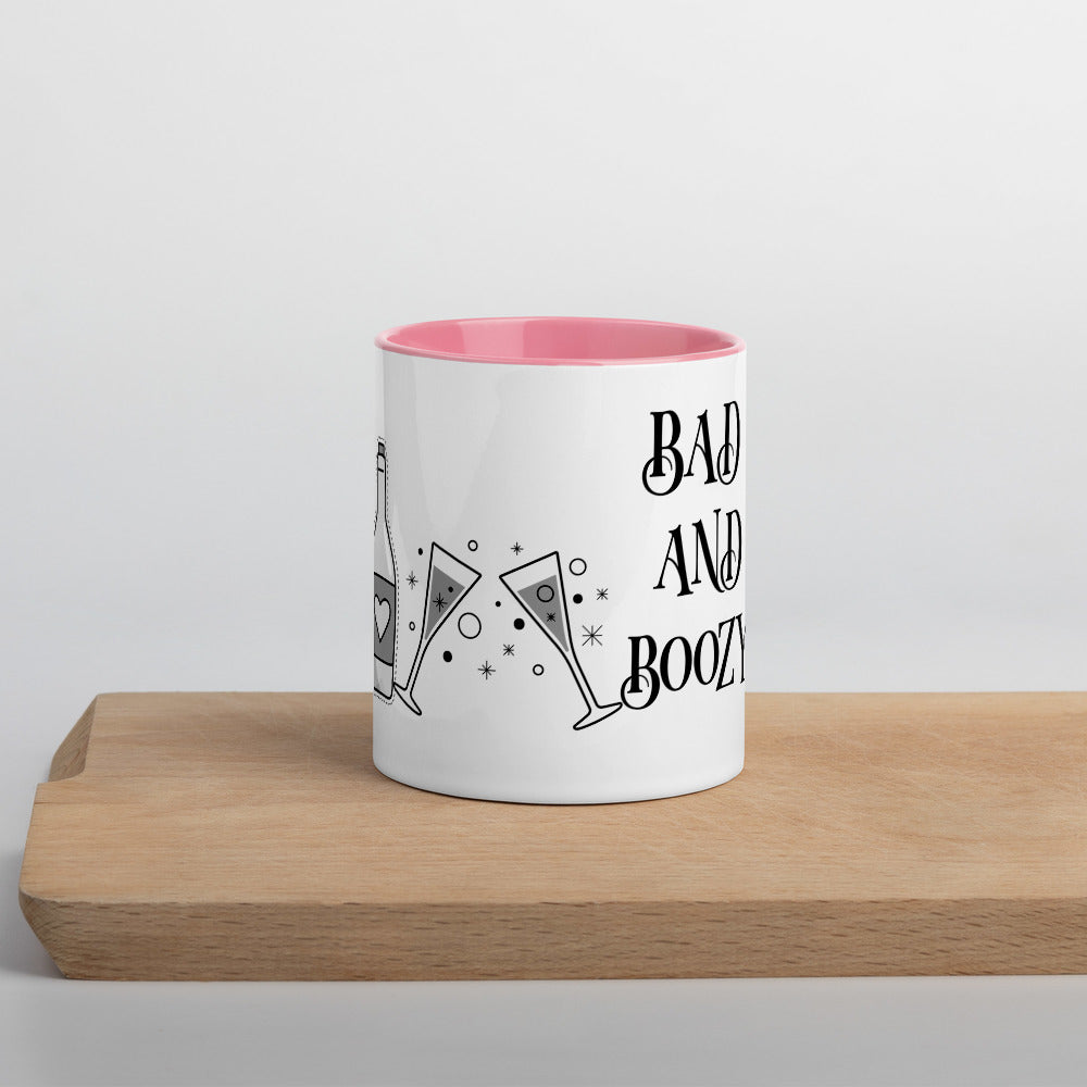 BAD AND BOOZY- Mug with Color Inside