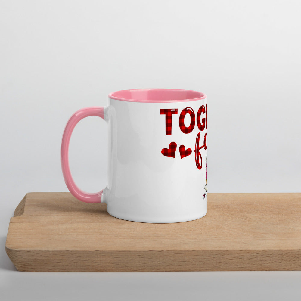 TOGETHER FOREVER <3- Mug with Color Inside