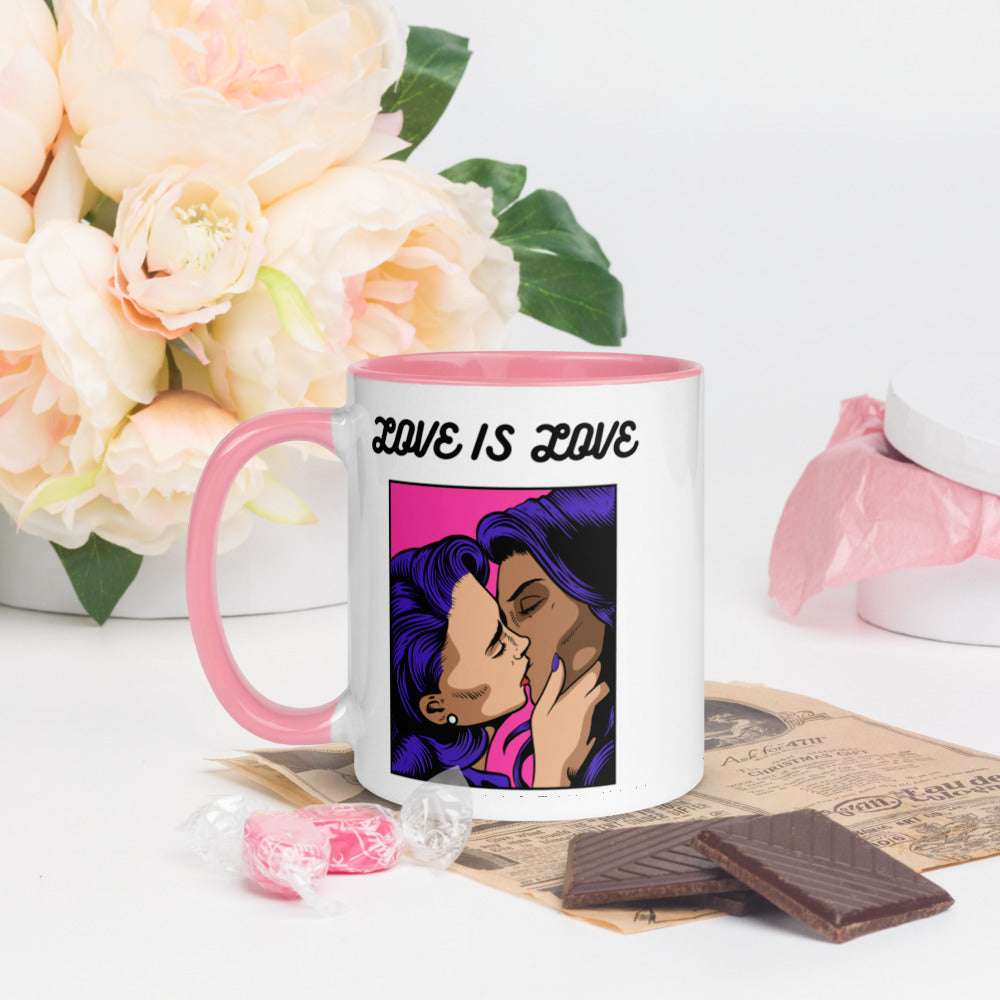 LOVE IS LOVE- Mug with Color Inside