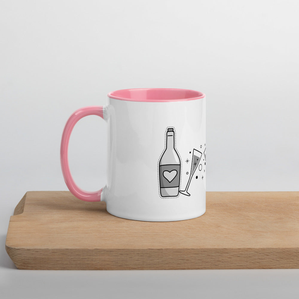 BAD AND BOOZY- Mug with Color Inside