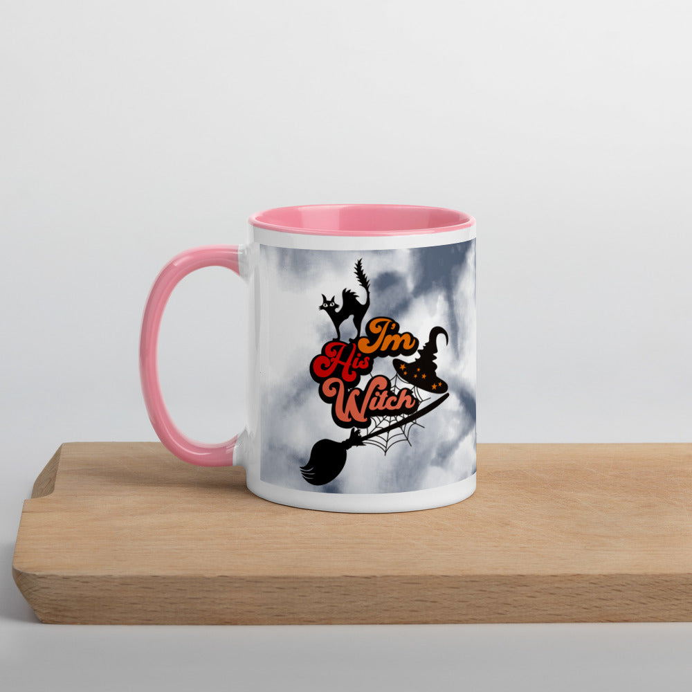 I'M HIS WITCH- Mug with Color Inside