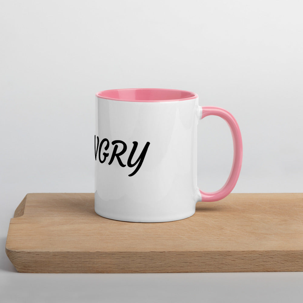 HORNGRY (HORNY AND HUNGRY)- Mug with Color Inside
