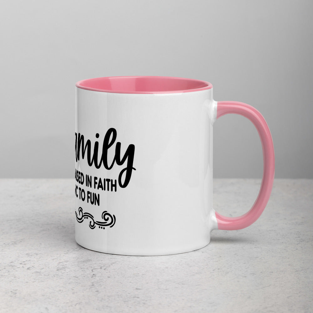 OUR FAMILY- Mug with Color Inside