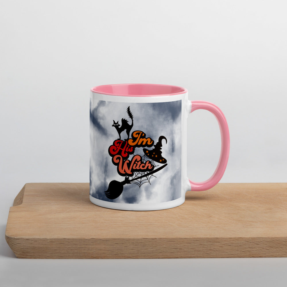 I'M HIS WITCH- Mug with Color Inside
