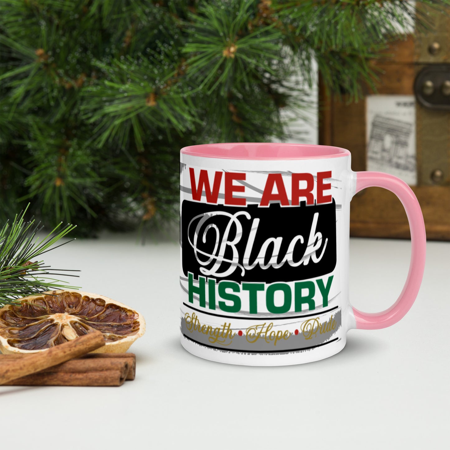 WE ARE BLACK HISTORY- Mug with Color Inside